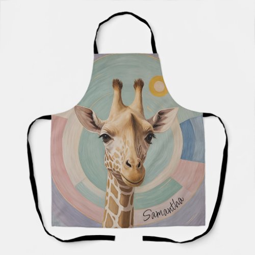 Gentle Giant Pastel Giraffe Apron