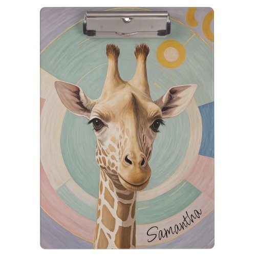 Gentle Giant Pastel Giraffe Clipboard