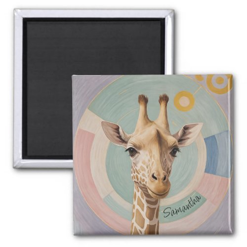 Gentle Giant Pastel Giraffe Magnet