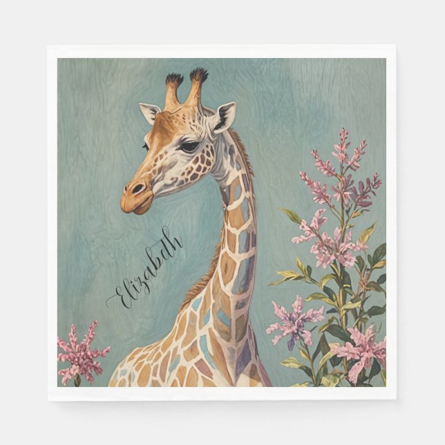 Gentle Giant Personalized  Napkins (Front)