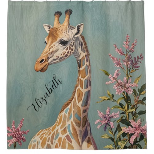 Gentle Giant Personalized  Shower Curtain