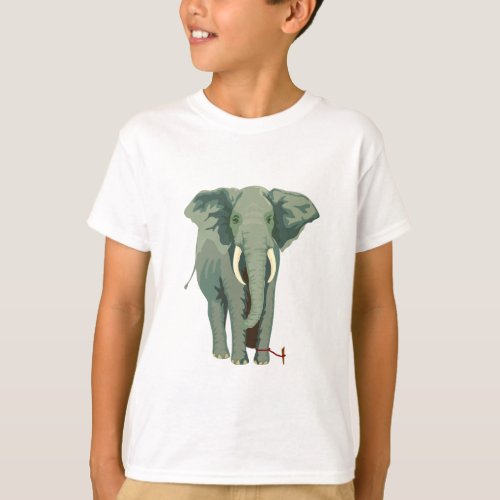 Gentle Giants Elephant_Inspired Majestic  T_Shirt