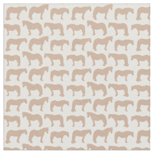 Gentle Giants Fabric (customizable horse color)