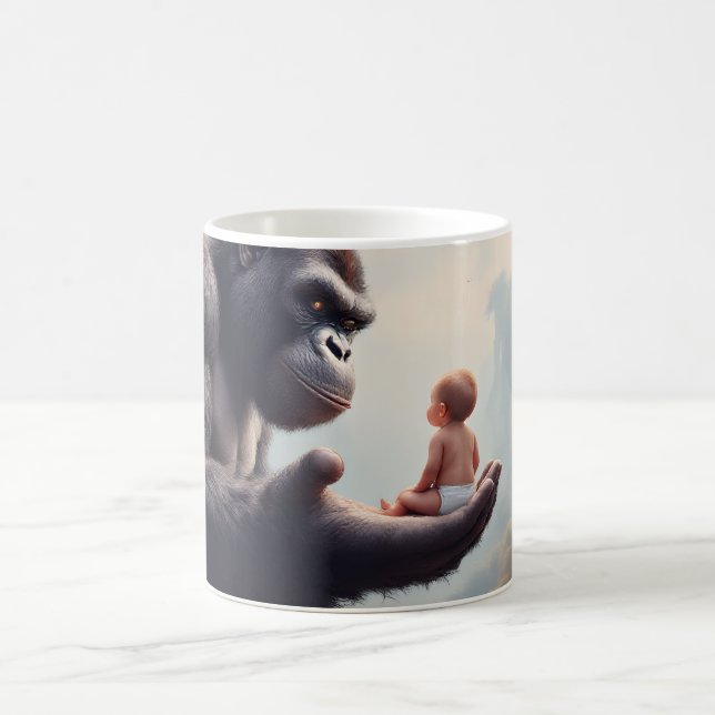 Gentle Gorilla Love Coffee Mug (Center)