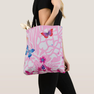Gentle Grace Kaleidoscope Very Soft Pink Colors  Tote Bag