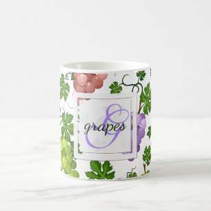 Gentle Grapes and Grapevines Coffee Mug