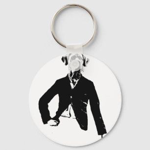 Gentle Great Dane Keychain