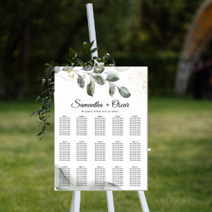  Gentle Greenery Watercolor Leaf   Gold Dust  Poster