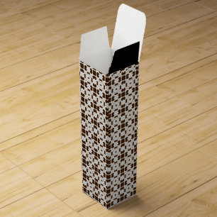 Gentle, Grounding Pattern Wine Box