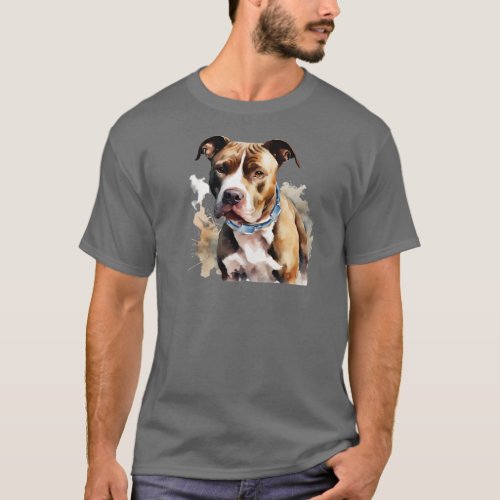 Gentle Guardian Staffordshire Bull Terrier  T_Shirt
