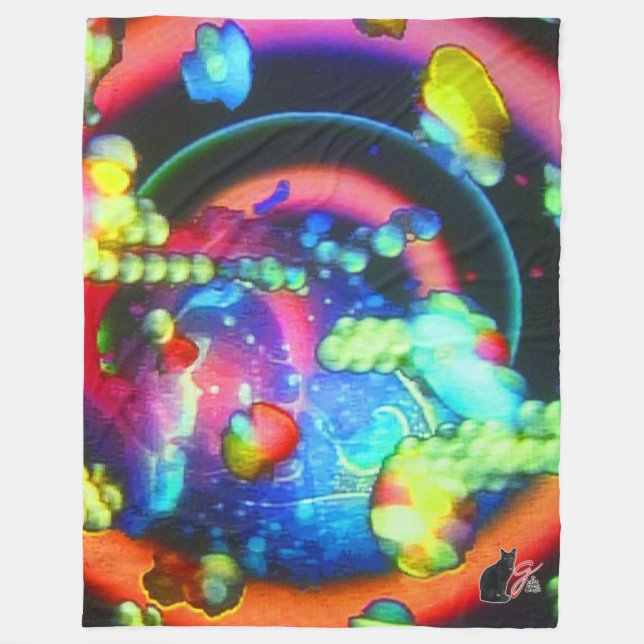 Gentle Gyre Fleece Blanket (Front)