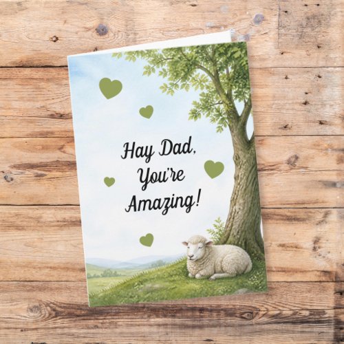 Gentle Lamb Farm Dad Amazing Father’s Day Card