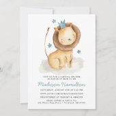 Gentle Lion Virtual Baby Shower Invitation (Front)