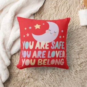 Gentle Love Reminder for Precious Little Kids Throw Pillow