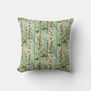 Gentle Mallow by Alexandra Cook Throw Pillow