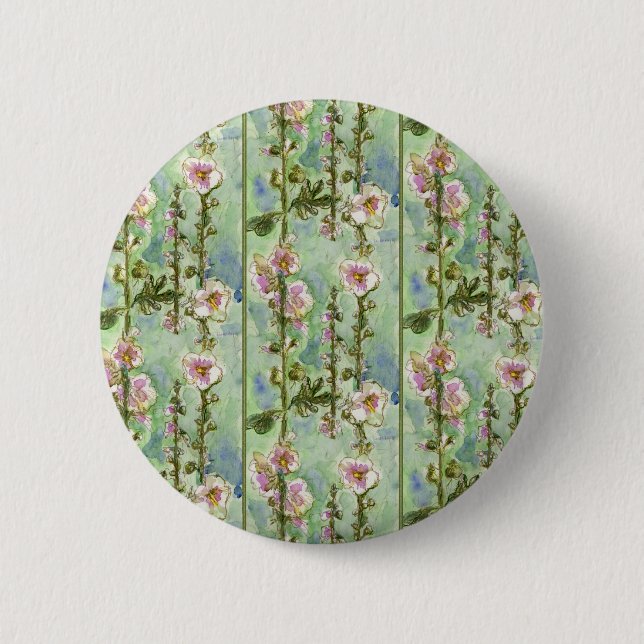 Gentle Mallow Pinback Button (Front)