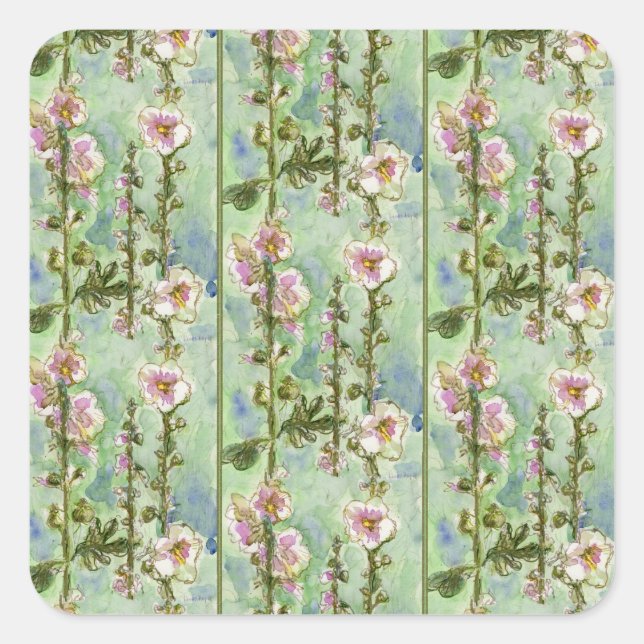 Gentle Mallow Square Sticker (Front)