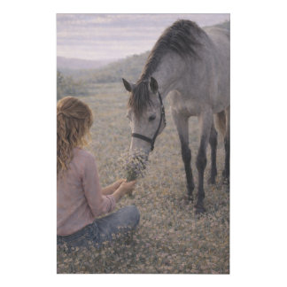 Gentle Meadow | Horse Art | Wrapped Canvas