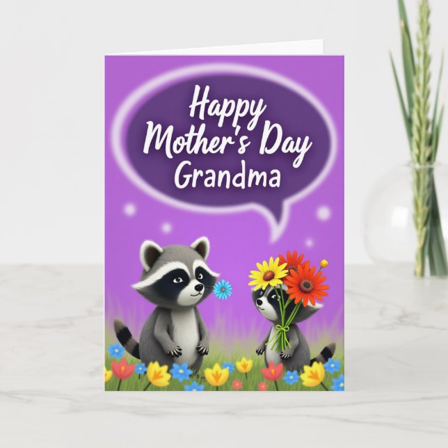 Gentle Mothers Day Forest Card (Front)