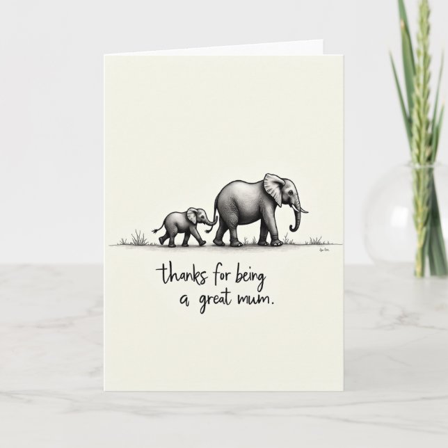 Gentle Mothers Day Giants Card (Front)