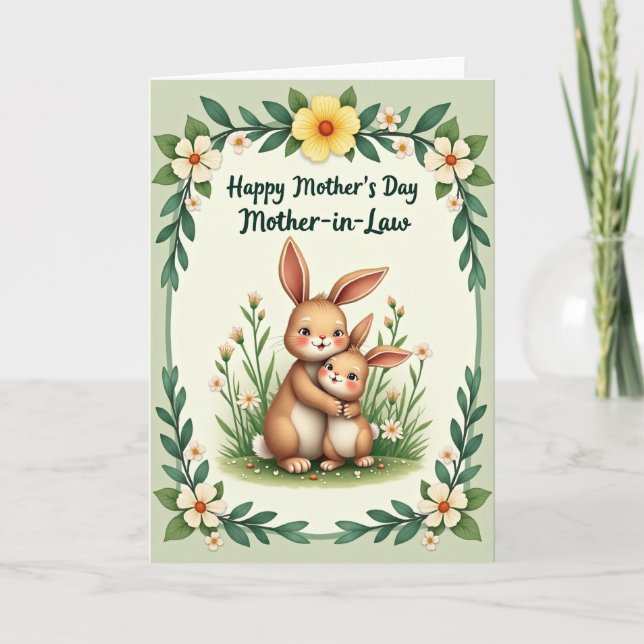 Gentle Mothers Day Meadow Card (Front)