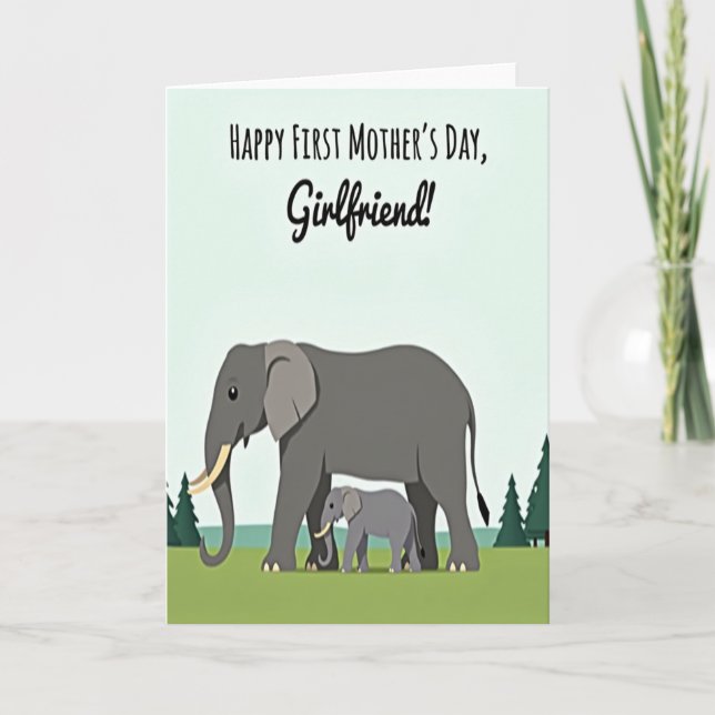 Gentle Mothers Day Scene Card (Front)