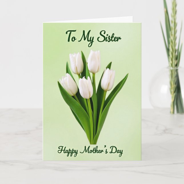 Gentle Mothers Day Sister Card (Front)