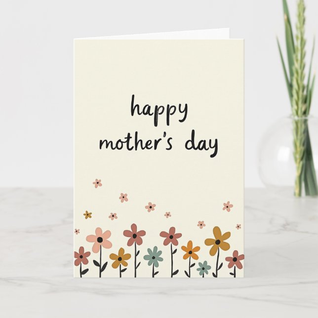 Gentle Mothers Day Spring Card (Front)