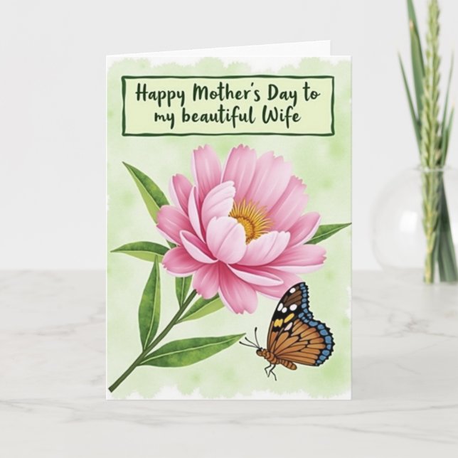 Gentle Mothers Day Wish Card (Front)