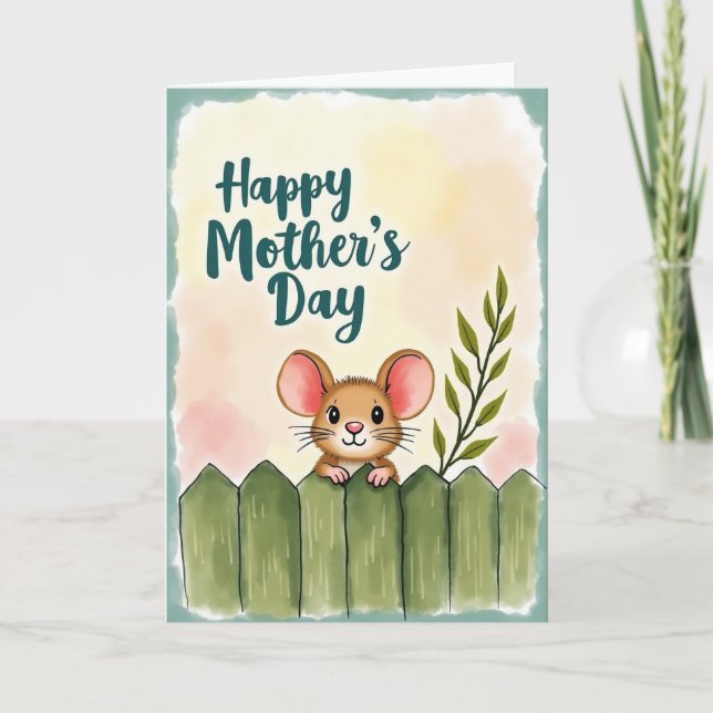Gentle Mothers Day Wishes Card (Front)