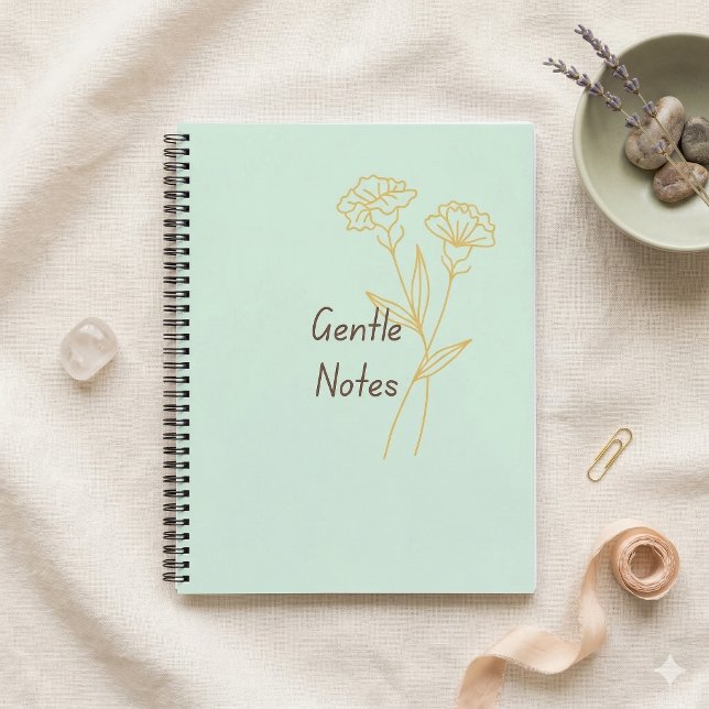 Gentle Notes Minimal Aesthetic Notebook (Soft and minimal notebook. Perfect for gentle thoughts, journaling, and everyday writing.)