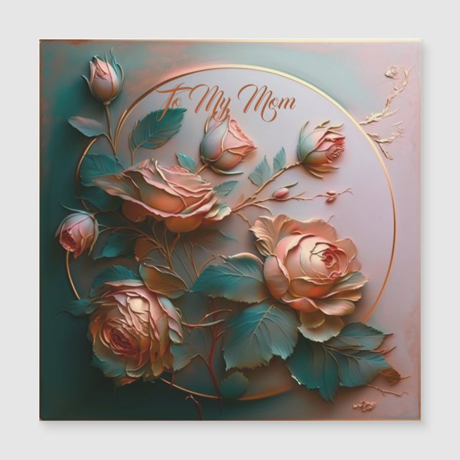 Gentle peach Blossoms for my mom (Front)