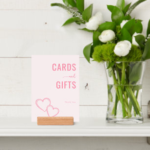 Gentle Pink Minimalist Gratitude Sign Holder