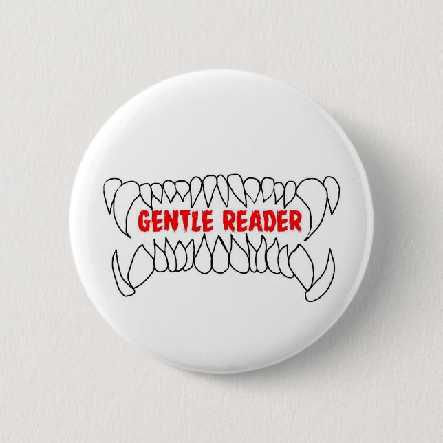 Gentle Reader Badge Button (Front)