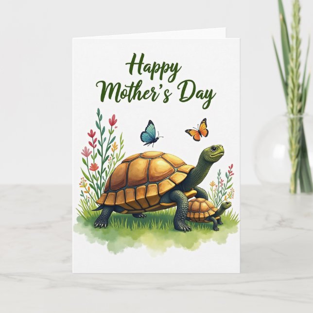 Gentle Reptile Mothers Day Card (Front)