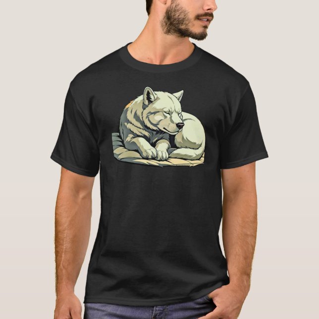 Gentle Rest – Quiet Animal Calm T-Shirt (Front)