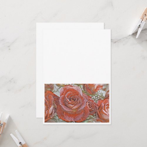 Gentle Roses Invitation