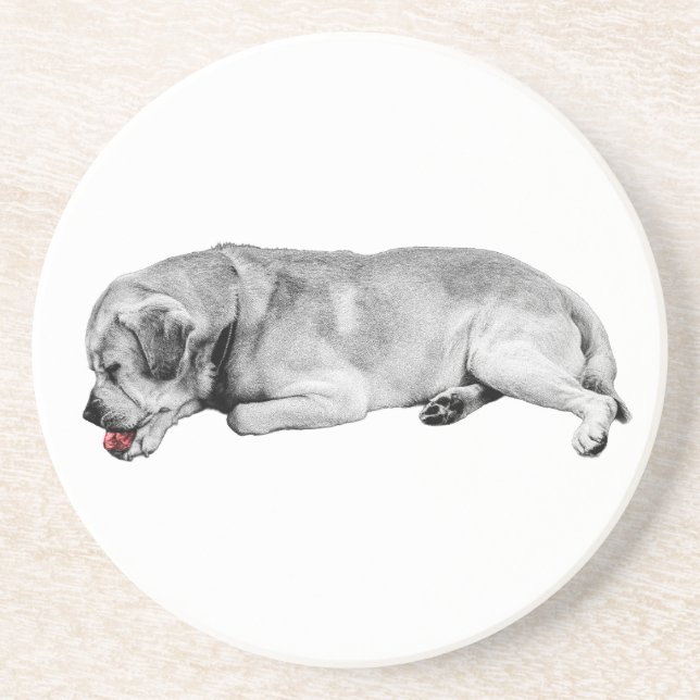 Gentle Sip, Tiny Spark Coaster (Front)