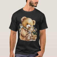 Bear Family Matching Shirts Mama Bear Papa Bear T-shirt Casual