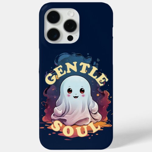 Gentle Soul Kawaii Ghost iPhone 15 Pro Max Case