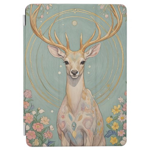 Gentle Spirit A Pastel Deer iPad Air Cover