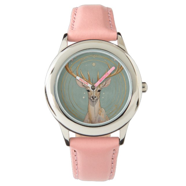 Gentle Spirit: A Pastel Deer Watch (Front)