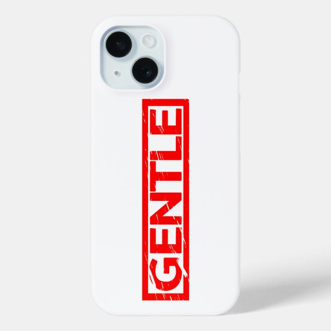 Gentle Stamp Case-Mate iPhone Case (Back)