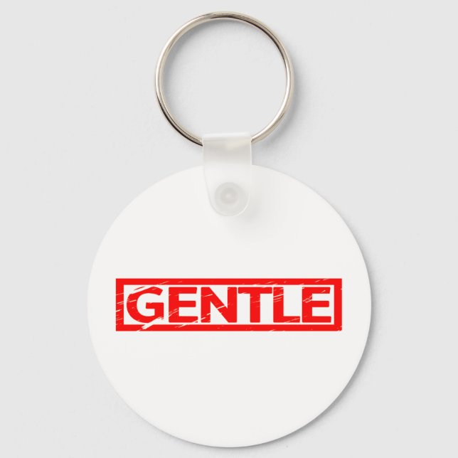 Gentle Stamp Keychain (Front)