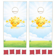 Gentle Sun Baby Room Calm Sky Illustration