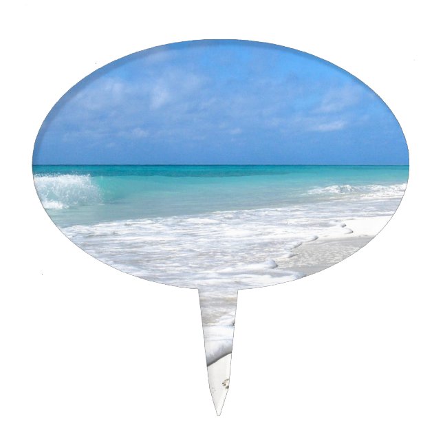 Gentle Surf Cake Topper (Front)