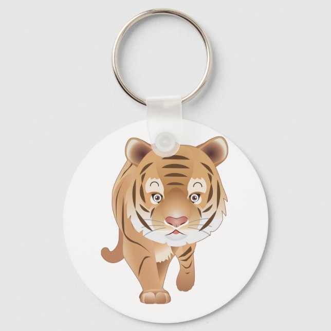 Gentle Tiger Keychain (Front)