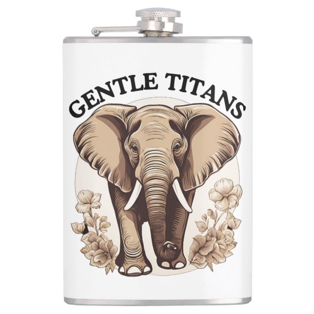 Gentle Titans Flask (Front)