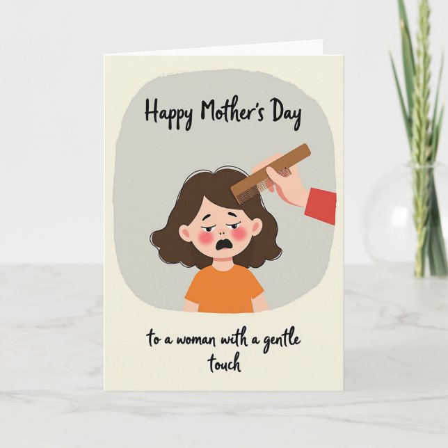 Gentle Touch Mothers Day Art Card (Front)
