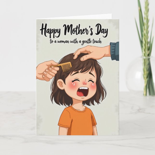 Gentle Touch Mothers Day Card (Front)